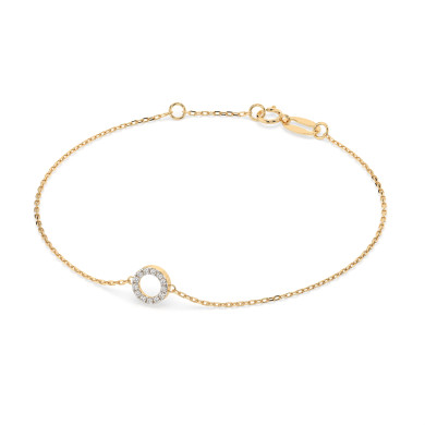 CARA DIAMANTI Златна гривна с диаманти K105-10015Y