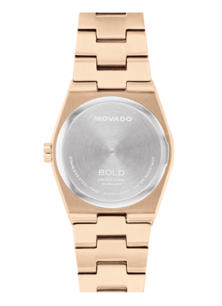 movado дамски часовник с швейцарски механизъм и pvd покритие