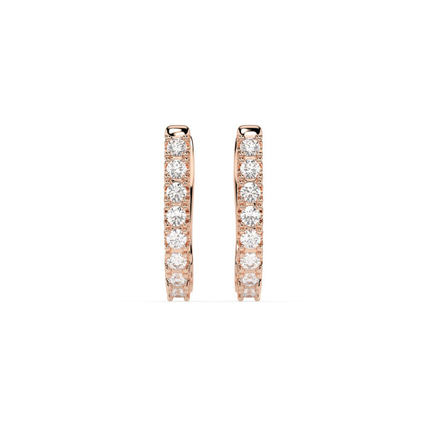 Cara обеци с диаманти 0.32 ct – ЗЛАТНО БИЖУ 14К K102-10044/2R/14K