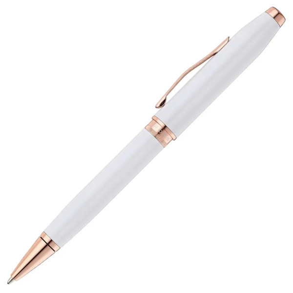 Химикалка Cross Foundry - Pearl White Lacquer with Rose Gold