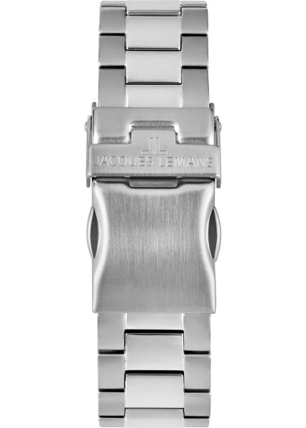 jacques lemans 1-2206K спортен часовник стоманена верижка и син циферблат classicwatches.bg