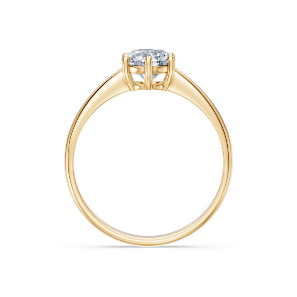 Cara пръстен с диамант 1.00 ct GIA сертификат – ЗЛАТНО БИЖУ 14К K101-10151Y(6.5)/14K