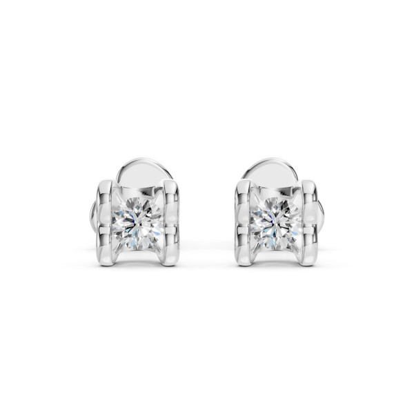Cara обеци с диаманти 0.20 ct – ЗЛАТНО БИЖУ 14К K102-10013/2W(3.0)/14K