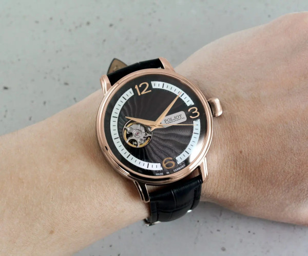 Часовник POLJOT INTERNATIONAL Jaros Open Heart 42mm 38NH.4286813 – лимитирана серия 100 броя – classicwatches.bg