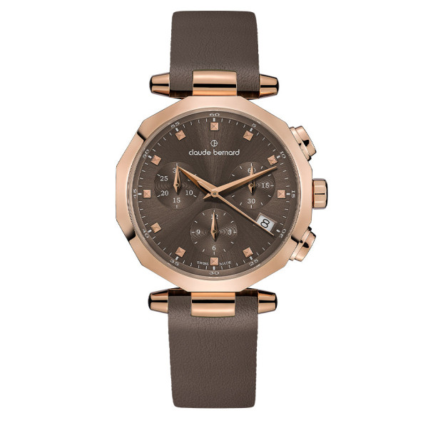 Claude Bernard Dress Code Chronograph 10251-37RCGR-GRIR