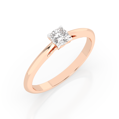 CARA Златен пръстен с диамант 0.30 ct GIA сертификат K101-10190R