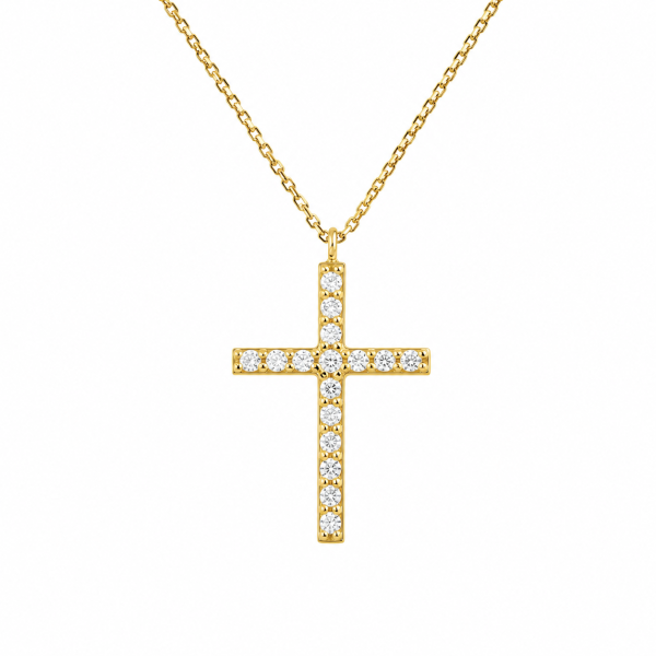 Cara Diamanti златно колие с цирконии P3258G
