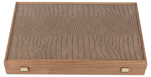 BACKGAMMON FOR GAME MANOPOULOS - CROCODILE TOTE LEATHERETTE, 60 X 48 CM, ECO LEATHER
