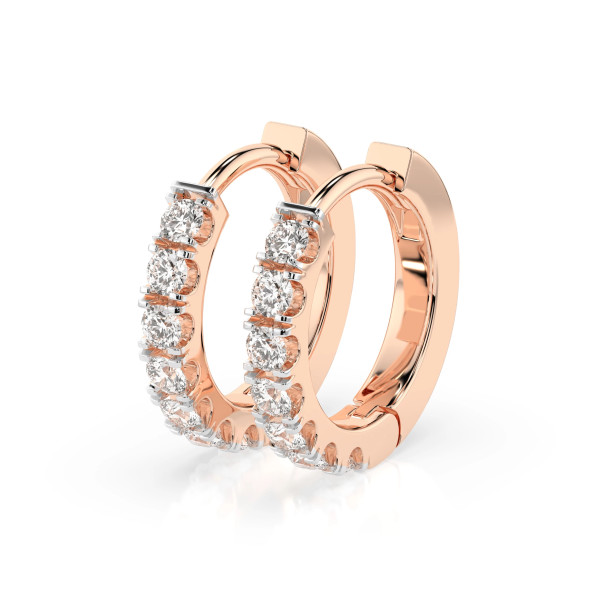 Cara обеци с диаманти 0.42 ct – ЗЛАТНО БИЖУ 14К K102-10109R(2.0)/14K