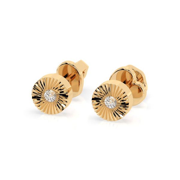 CARA DIAMANTI Златни обеци с диаманти K102-10049Y