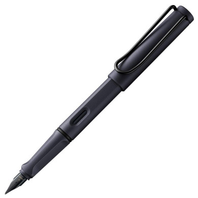 Писалка Lamy Safari - Steel Black, М перо