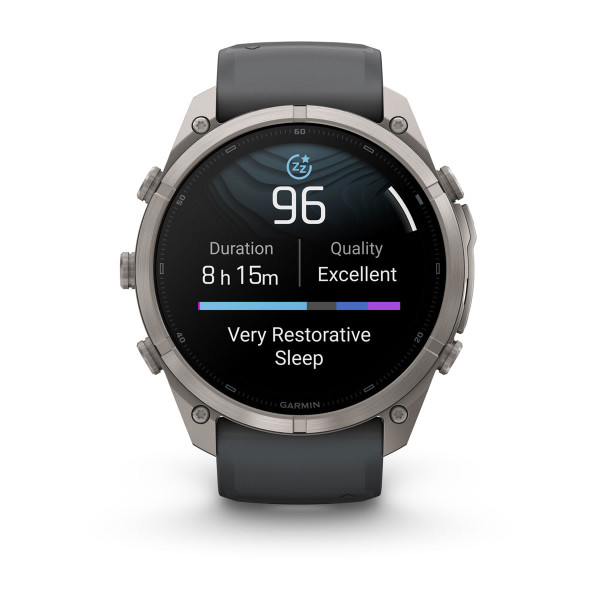 Garmin Fenix 9 Pro Titanium с Graphite/Black силиконова каишка 010-04337-26