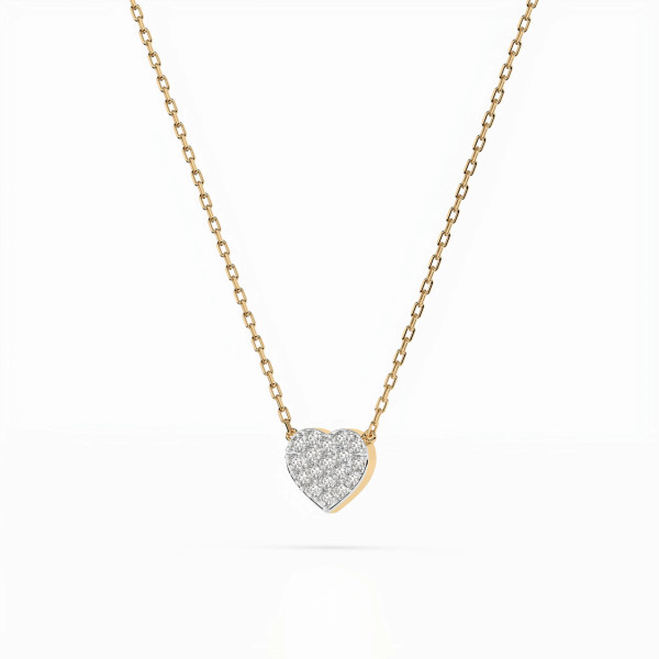 Cara колие с диаманти 0.09 ct – ЗЛАТНО БИЖУ 14К K104-10059Y/14K