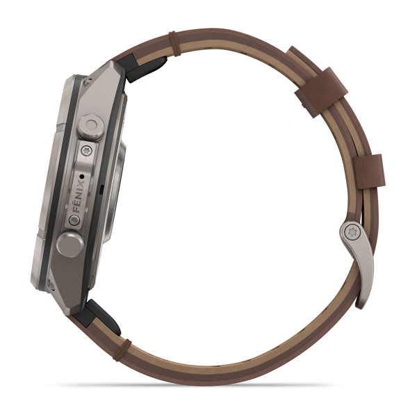 Garmin Fenix 9 Pro inReach Titanium с Walnut кожена каишка 010-04336-41