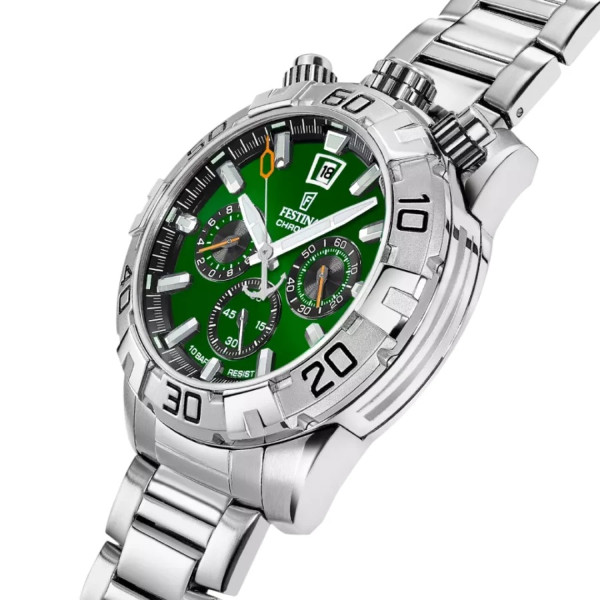 festina the originals мъжки часовник 45 мм зелен спортен модел classicwatches.bg