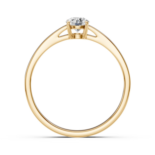 CARA Златен пръстен с диамант 0.45 ct GIA сертификат K101-10012Y