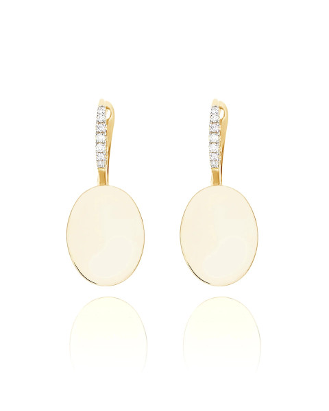 NANIS SWAY ( MEDIUM) EARRINGS DIAMONDS OS17-615