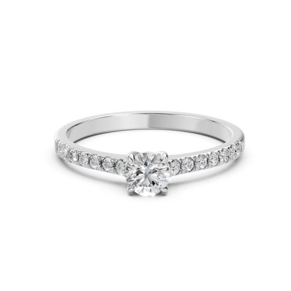 Cara пръстен с диаманти 0.50+0.21 ct GIA сертификат – ЗЛАТНО БИЖУ 14К K101-10094W(5.1)/14K