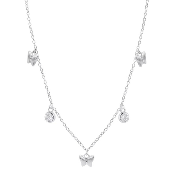 LOTUS SILVER LOVE RING SILVER NECKLACE LP3900-1/1