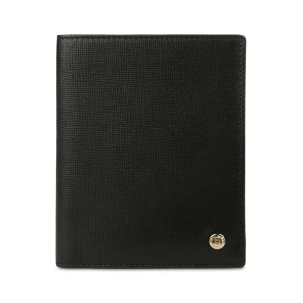 Мъжки портфейл Bugatti - Roccia Upright with Flap, RFID защита, черен