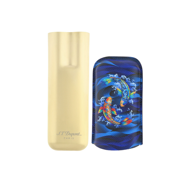 Калъф за 2 пури S.T.Dupont 2 CIGAR CASE KOI FISH ID 183497