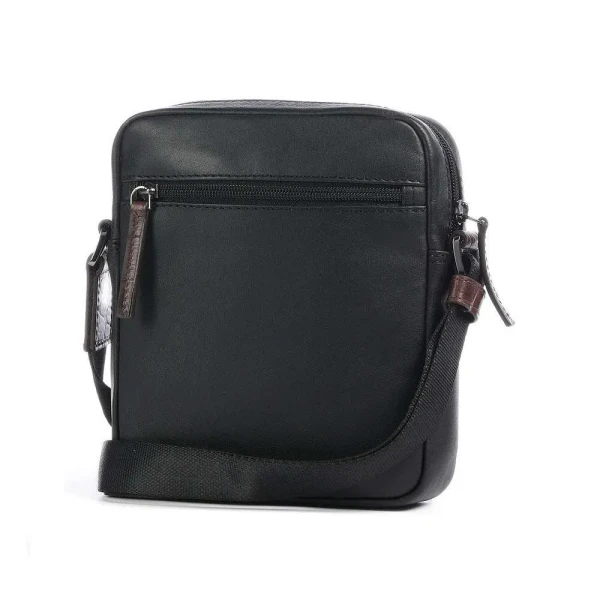 Чанта за рамо Bugatti - Corso Deluxe Crossbody, черна