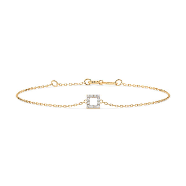 Cara гривна с диаманти 0.06 ct – ЗЛАТНО БИЖУ 14К K105-10016Y/14K