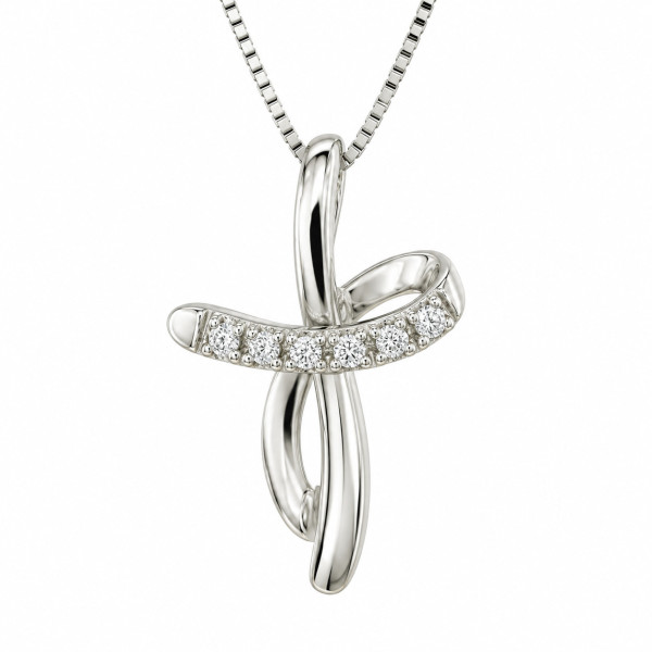 Cara Diamanti gold necklace with diamonds CLN1113H