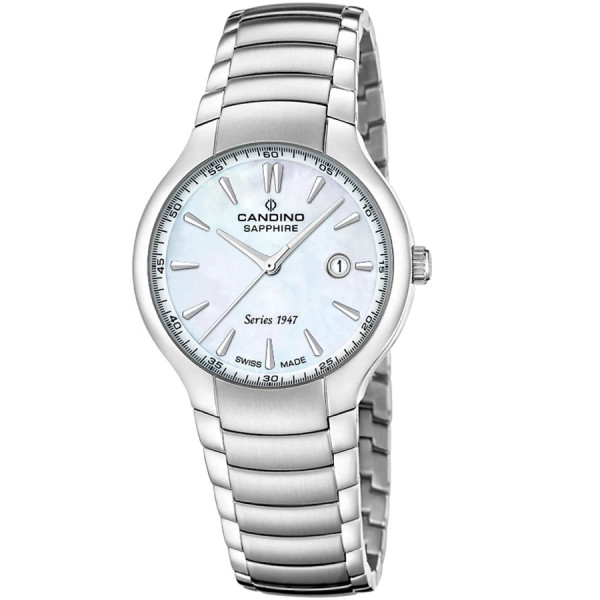 Часовник candino c4793 1 дамски седефен циферблат swiss made classicwatches.bg
