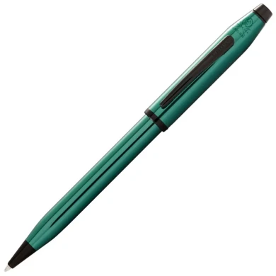 Химикалка Cross Century® II - Translucent Green Lacquer with Polished Black PVD