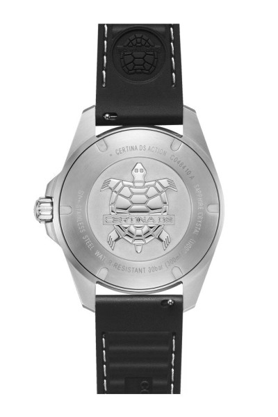 certina ds action черен циферблат super luminova classicwatches.bg