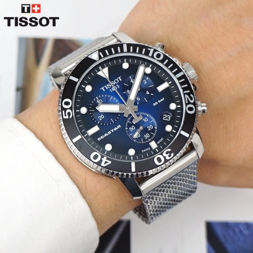 TISSOT SEASTAR 45.5MM MEN'S WATCH  T120.417.11.041.02