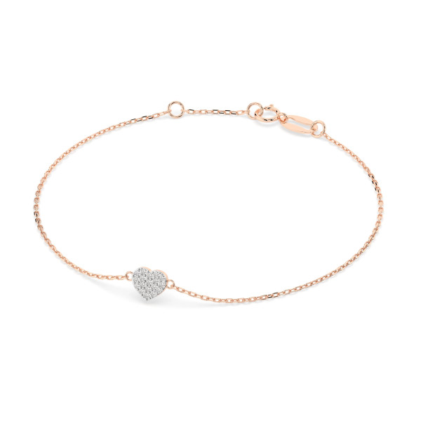 Cara гривна с диаманти 0.09 ct – ЗЛАТНО БИЖУ 14К K105-10012R/14K