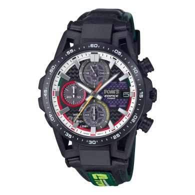 CASIO EDIFICE CARBON SOLAR LIMITED EDITION TOM'S 50TH ANNIVERSERY EFS-S641TMS-1AER