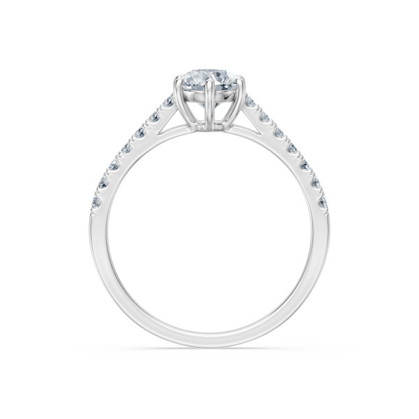 Cara пръстен с диаманти 0.70+0.25 ct GIA сертификат – ЗЛАТНО БИЖУ 14К K101-10093W(5.7)/14K
