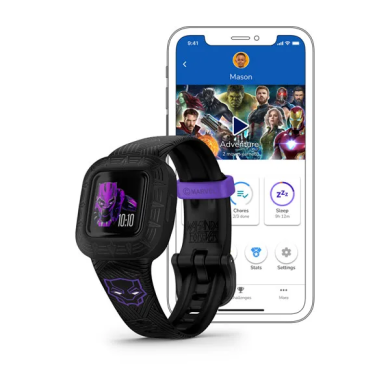 GARMIN vívofit® jr. 3 - vívofit® jr. 3 – Marvel Marvel Black Panther, Special Edition