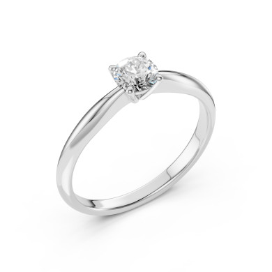 CARA Златен пръстен с диамант 0.40 ct GIA сертификат K101-10021W