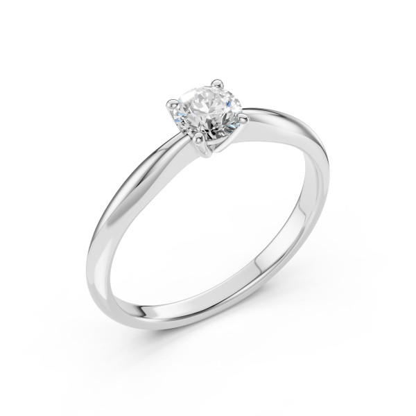 CARA Златен пръстен с диамант 0.40 ct GIA сертификат K101-10021W