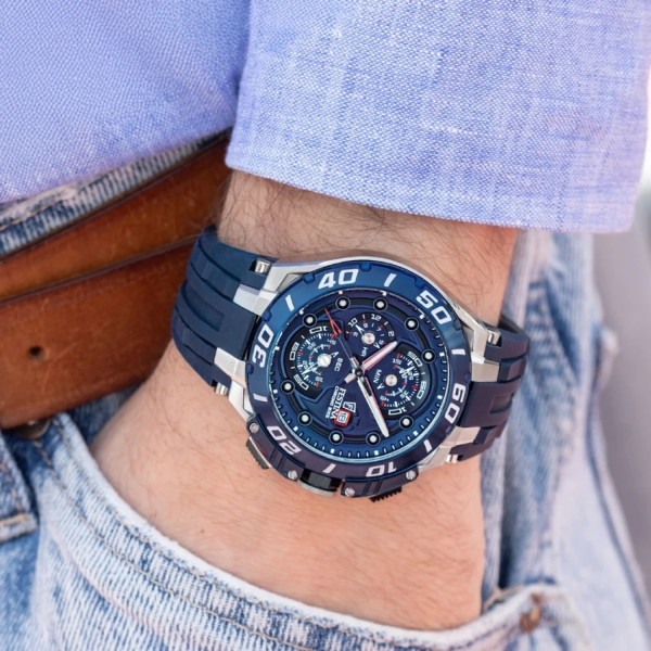 часовник festina f20755/4 20 atm водоустойчив син модел classicwatches.bg