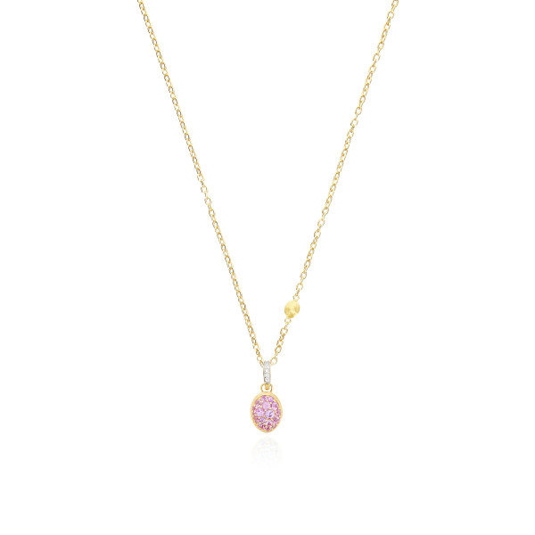 NANIS BOULES small ВИСУЛКА РОЗОВ САПФИР, ДИАМАНТИ PS29-609