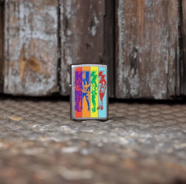 LIGHTER ZIPPO - KISS®, FLY FLAG DESIGN