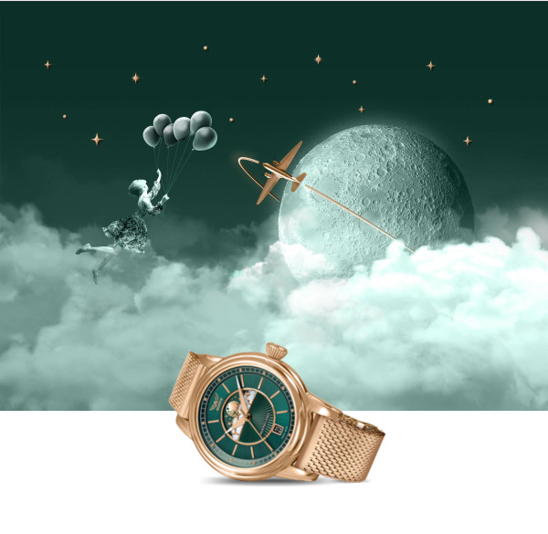 AVIATOR DOUGLAS MOONFLIGHT 36MM V.1.33.2.263.5