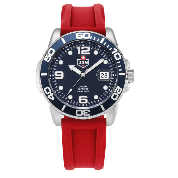 Мъжки часовник JDM Military Sapphire Mike Plus сет с каишки JDM-WG029-02