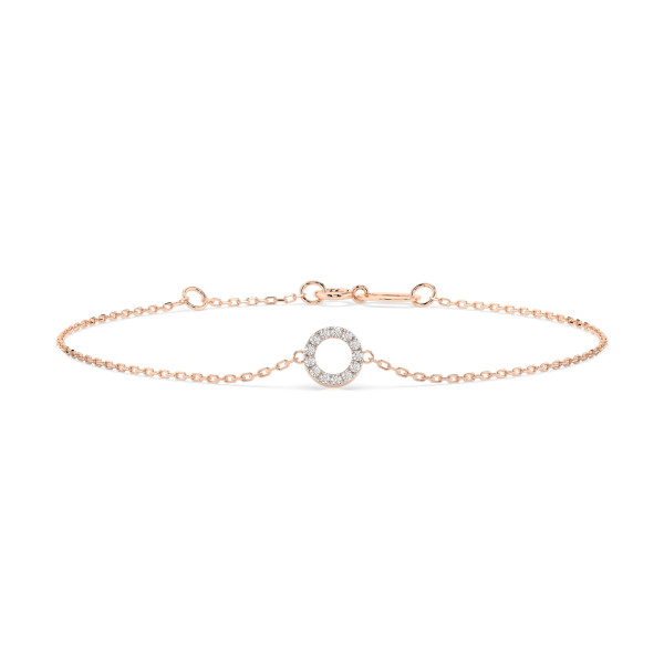 Cara гривна с диаманти 0.07 ct – ЗЛАТНО БИЖУ 14К K105-10015R/14K