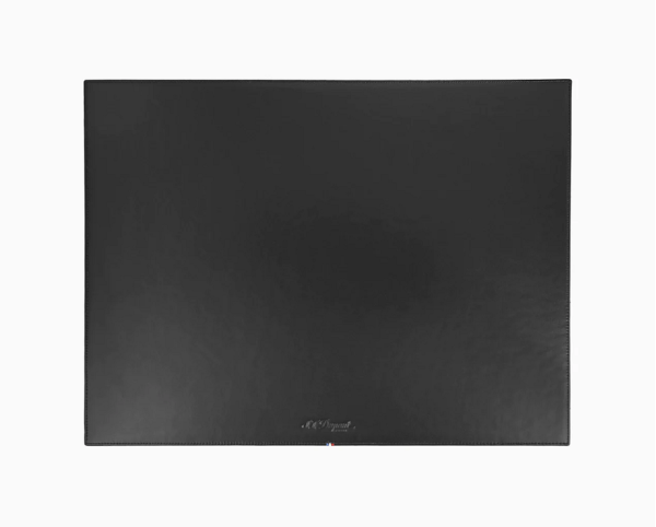 Подложка за бюро S.T.Dupont LINE D BLACK LEATHER DESK PAD 7107