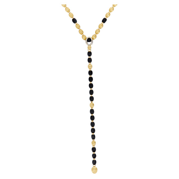 NANIS DANCING MYSTERY BLACK ONYX ГРИВНА ОНИКС, ДИАМАНТИ BS2-599