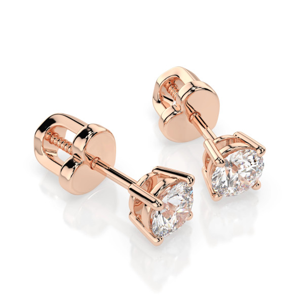 Cara обеци с диаманти 0.60 ct GIA сертификат – ЗЛАТНО БИЖУ 14К K102-10012/1R(4.2)/14K