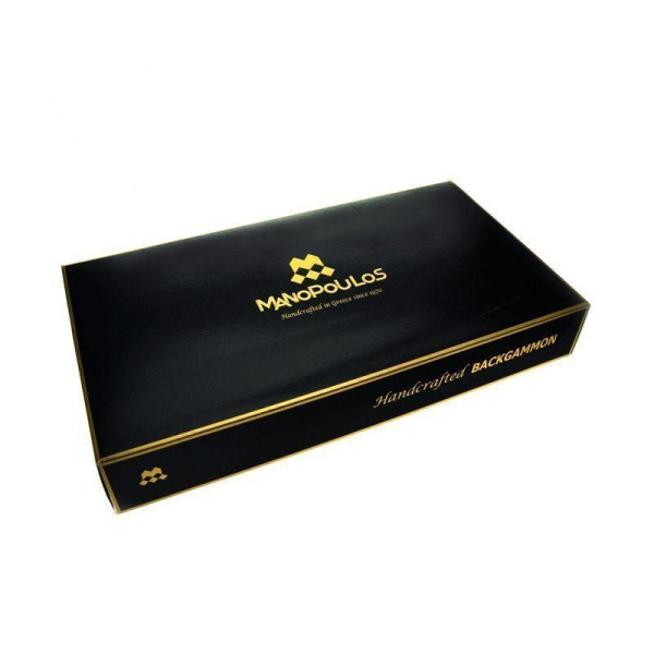 BACKGAMMON FOR GAME MANOPOULOS - AMERICAN WALNUT, 53X48 CM