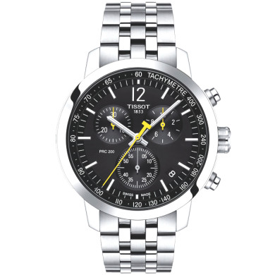TISSOT PRC 200 CHRONOGRAPH QUARTZ 44MM MEN'S WATCH T114.417.11.057.00