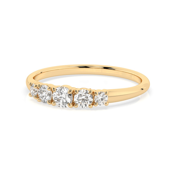Cara пръстен с диаманти 0.15+0.27 ct – ЗЛАТНО БИЖУ 14К K101-10128Y/14K